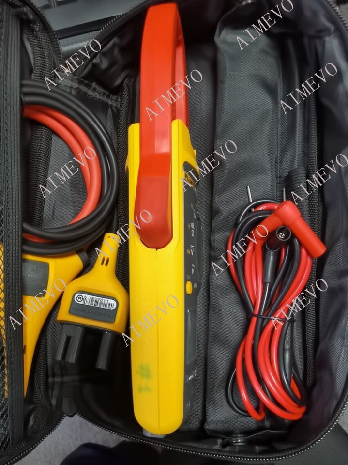 FLUKE 376 True RMS AC/DC Clamp Meter with Iflex Cable, Leads and case ...