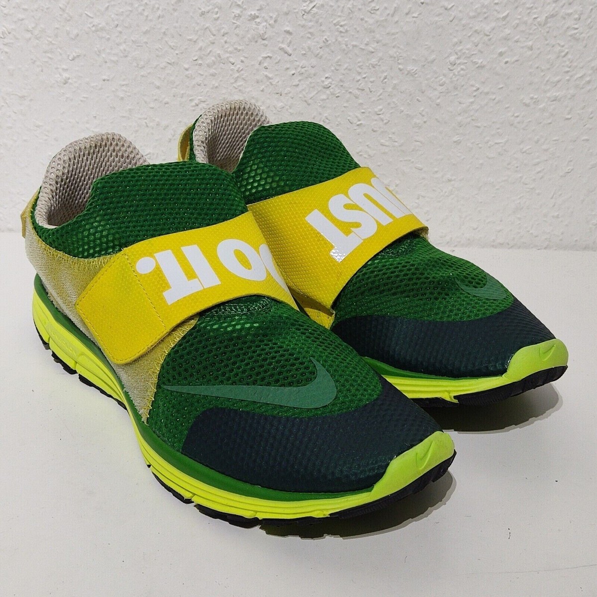 Nike Lunar Fly 306 Sneakers Trainers Green Yellow Black (Jamaica