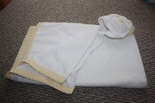 Gymboree Baby Yellow Striped Terry Lion Hooded Bath Towel VGC