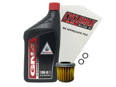 Cyclemax OEM Standard 10W40 Oil Change Kit fits 2004-2025 Honda CRF250R