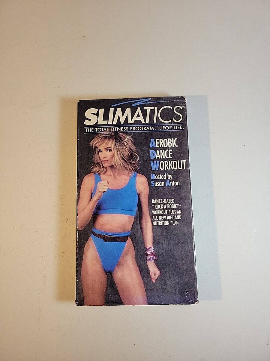 【2024 新作】 Slimatics Aerobic Dance Workout VHS Factory Susan Anton 1989 スポーツ・フィットネス