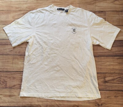 St. Andrew s Old Course Oxford Golf Shirt Size Large L White