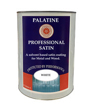 Palatine Professional Satin Paint Oil Based Internal External - Various Colours