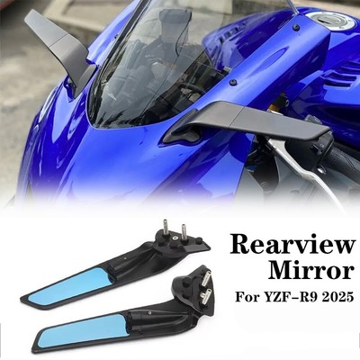 Motorrad Stealth Winglets verstellbare Spiegel Yamaha R9 2025 Rizoma Style