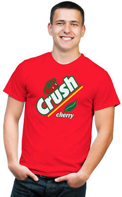 BSW Men's Cherry Crush Carbonated Soda Beverage Vintage Shirt
