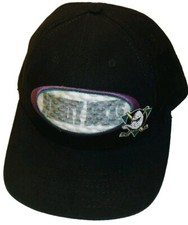 Anaheim Mighty Ducks Mens Vintage Adjustable Strapback hat 3D Logo 90s Nhl New