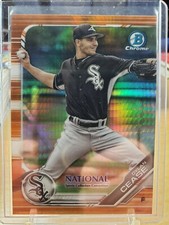 2019 Bowman Chrome Dylan Cease RC National Orange Refractor /25 Error 1/1?