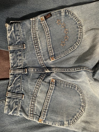 vintage Retro wide leg jeans women 24” Waist X 29 Inseam - Picture 2 of 4