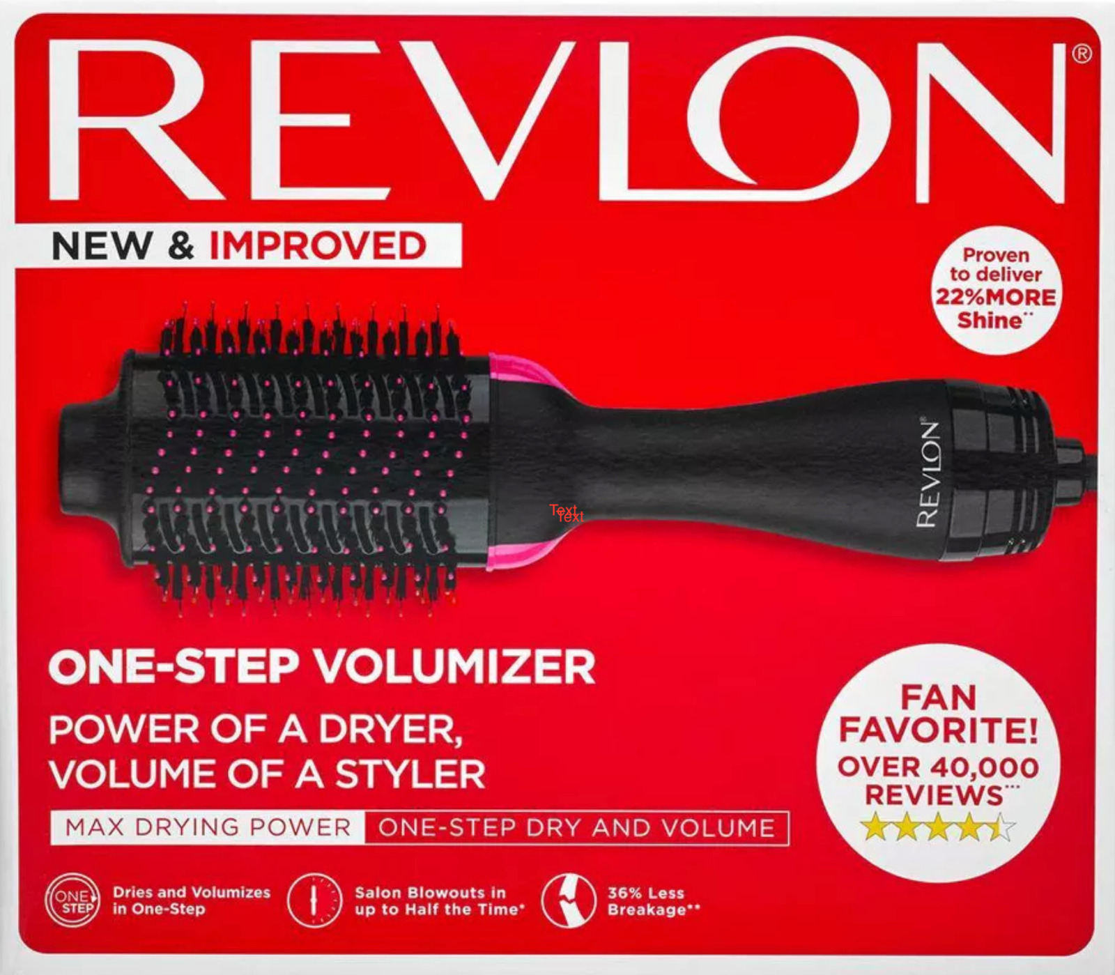  REVLON One-Step Volumizer Original 1.0 Hair Dryer and