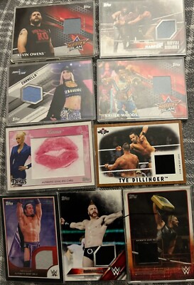 Elite Wrestling cards, 9 different all special find wrestling cards. 