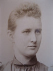 Antique Cabinet Card Photo of Victorian Woman by Kuebler from Philada, PA. — photo 2
