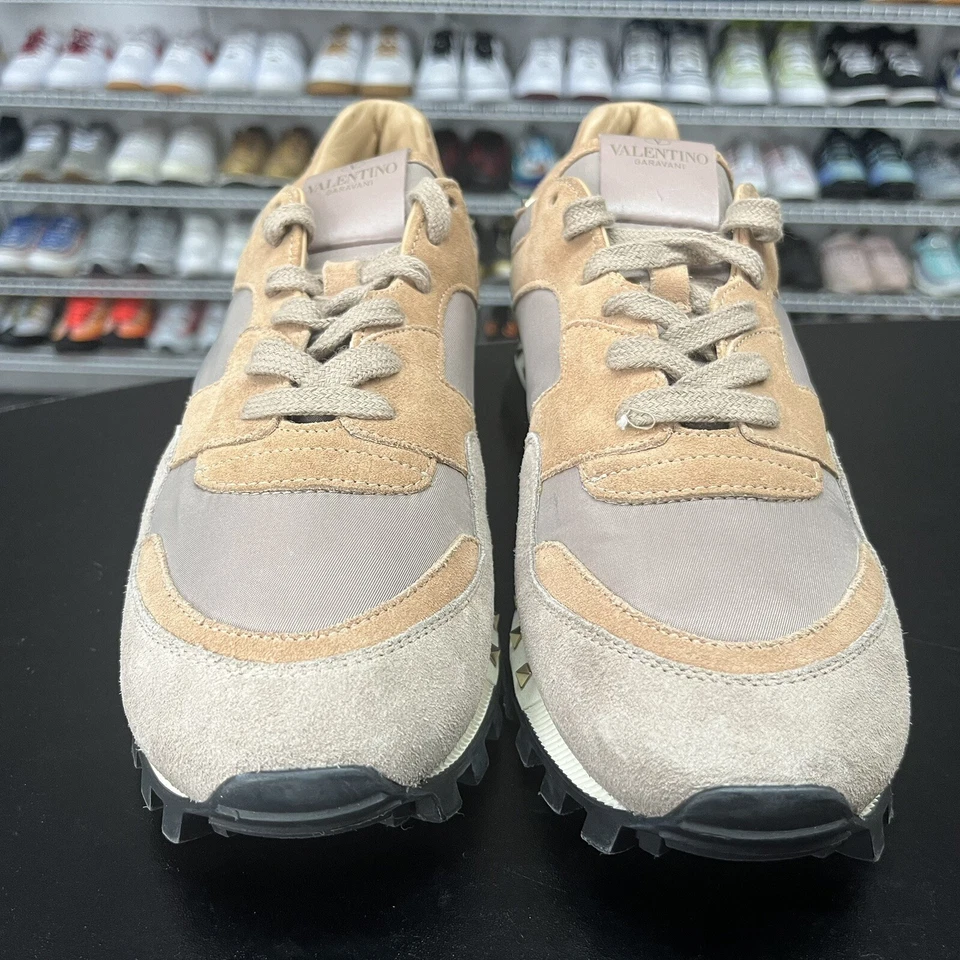 Valentino Garavani Flycrew с заклепками замшевые дизайнерские женские размер ЕС 40 США 10 без стельки - Изображение 2 из 4