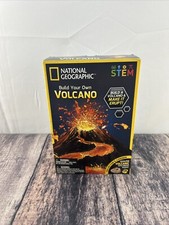 NATIONAL GEOGRAPHIC Build Your Own Volcano STEM Science Fair Class Project NEW