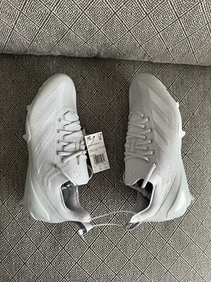 Adidas Men Size 11.5 Adizero Electric+ Grey Silver IE3286 Football Cleats Adidas Men Size 11.5 Adizero Electric+ Grey Silver IE3286  main image 2
