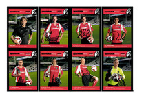 Autograph card set SC Freiburg 2007-08 28 cards original signed (1775)