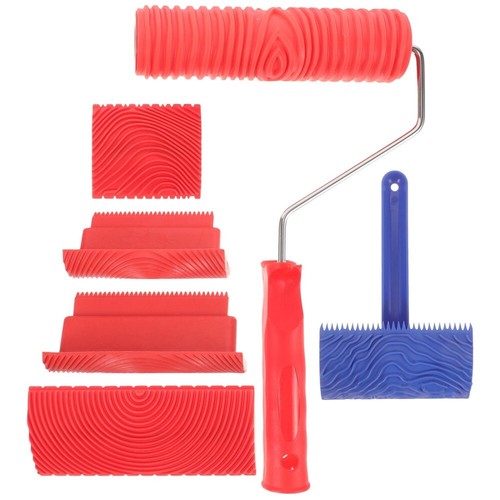6 Pcs Wood Grain Tool Set Masonry Miss Woodgraining Kit Faux Painting - 第 11/12 張圖片