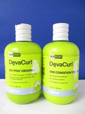 DevaCurl No Poo Original Cleanser  One Condition Original 12 oz SET scuffed 