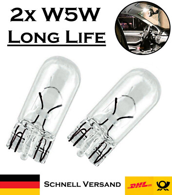 2x Jurmann R5W Halogen-Birnen 12V 5W – Für Hecklicht, Parklicht, Rückfahrlicht & Mehr, E-geprüft, BA15s Sockel