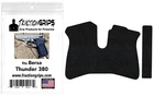 Tractiongrips  black rubber grip tape overlay for Bersa Thunder 380 grips