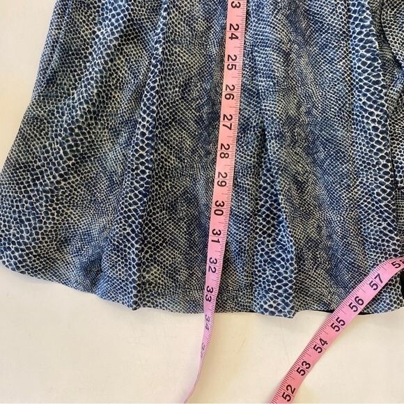 Tory Burch || Python Effect Silk Georgette Keyhol… - image 8