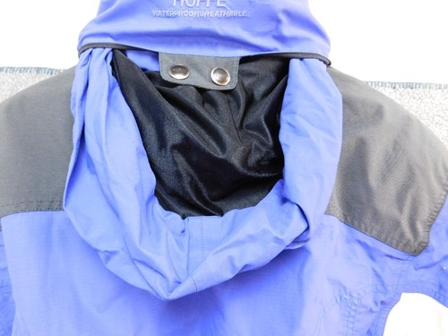 Womens Vintage Roffe Ski Jacket Winter Hooded Waterproof Breathable~Size 12 Blue - Picture 16 of 22