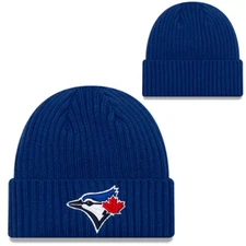 New Era Toronto Blue Jays Core Classic Knit Beanie Winter Hat Team Skully Cap