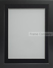 Modern Picture Photo Frame Connolly Range Black or White Slim Frames with Mount