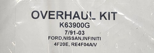 RE4F04A RE4F04V 4F20E TRANSMISSION OVERHAUL-KIT 1991-2003 NISSAN, FORD, INFINITY - Picture 5 of 6