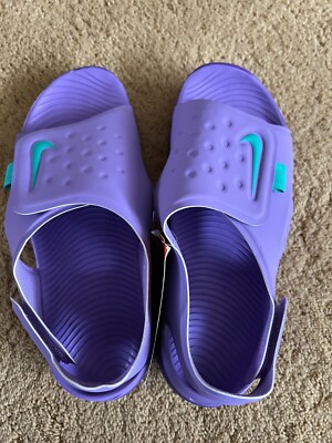 Nike Kids Sandals Sunray Adjust Color Atomic Violet Hyper Grape Size 7Y 