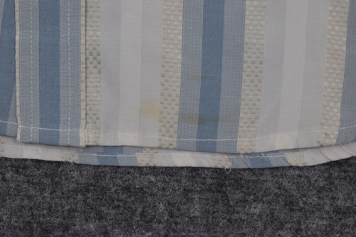 Rusty Button Shirt Medium Blue White Stripes Short Sleeve Surf Surfer Mens - Picture 8 of 12