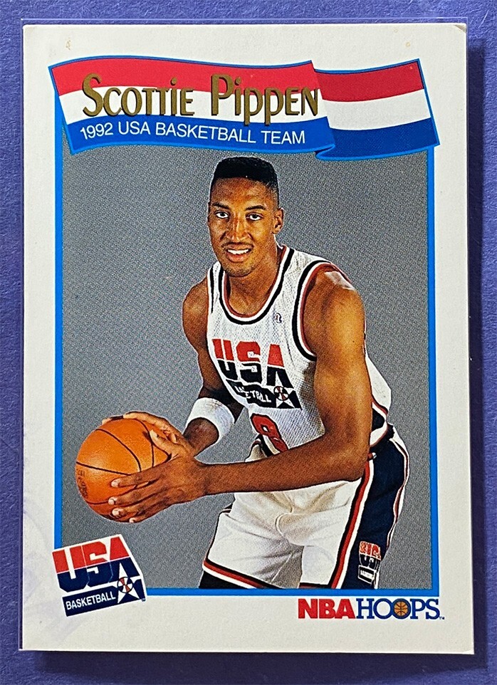 1991-92 Hoops #582 Scottie Pippen USA