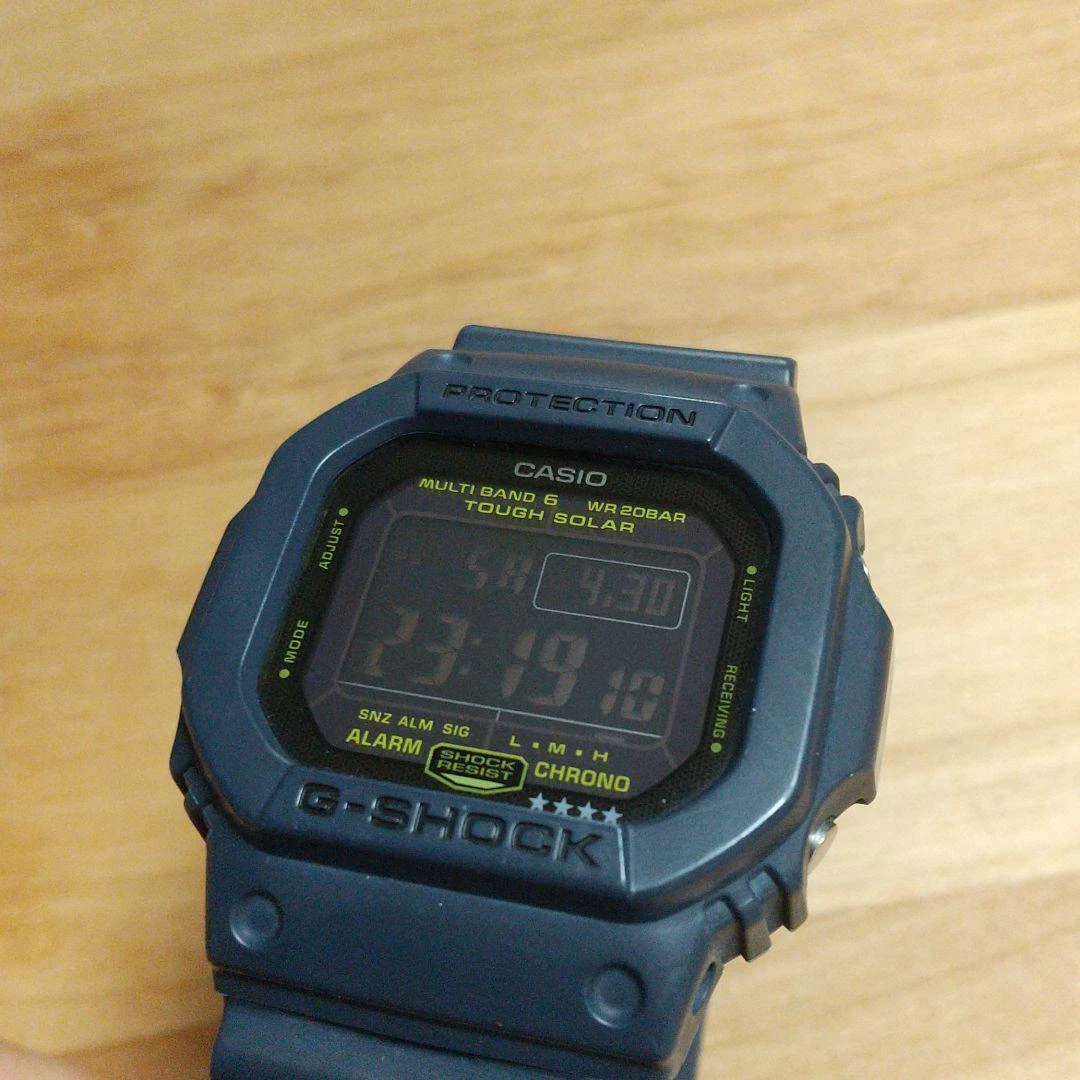 CASIO G-SHOCK GW-M5610NV Digital Tough Solar Mens Watch Used 2n26018