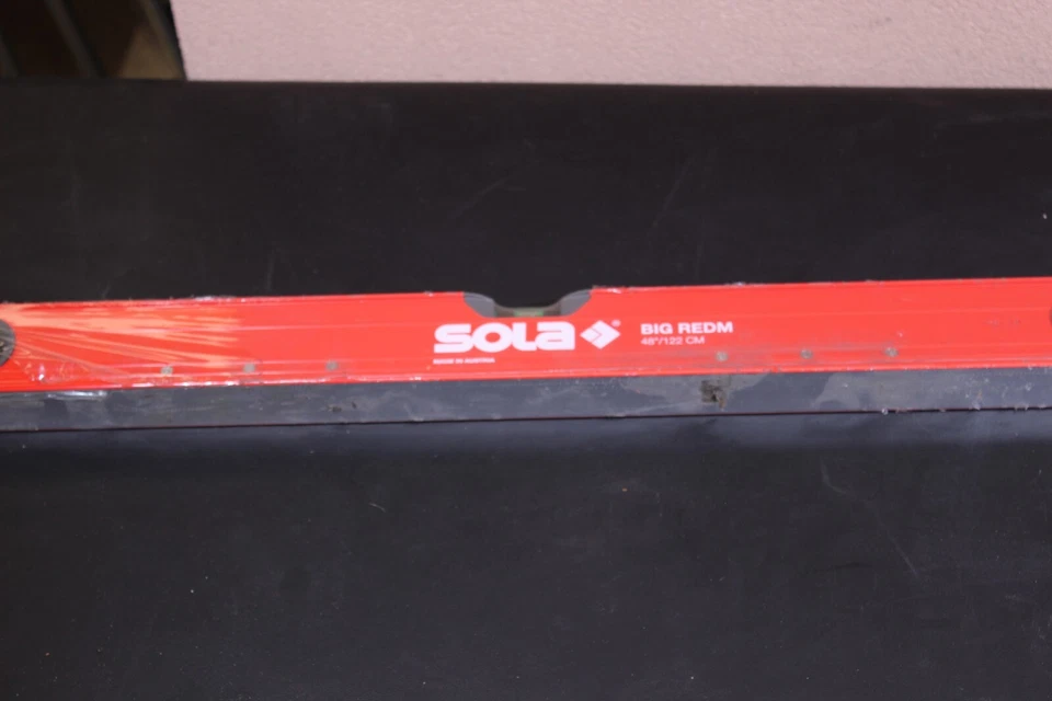 SOLA 48" BIG RedM Caja Magnética Nivel de haz LSB48M Foto 4 de 4