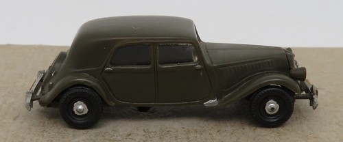 BREKINA Ho 1/87 Citroen Traction Delantero 15 Seis Verde Caqui No Box #14001 - Imagen 3 de 6