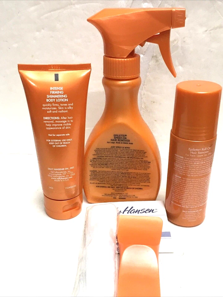Sally Hansen 5 piezas Epilette Spray juego de depiladora (largo descontinuado) sin caja Foto 2 de 4