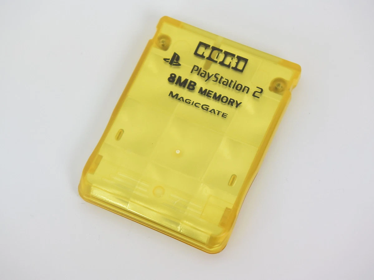 Yellow ps2 memory best sale card