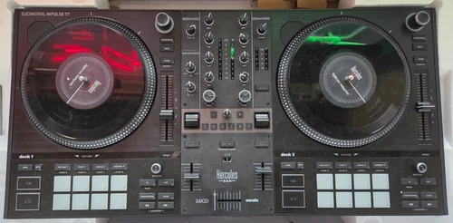 Hercules DJCONTROL INPULSE T7 2 Channel Motorized Platters DJ Controller