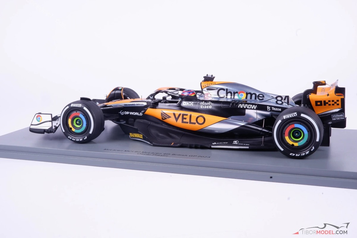 McLaren MCL60 - Oscar Piastri (2023), British GP, Chrome livery