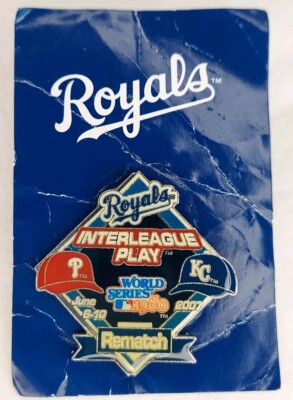 Royals v Phillies 2007 Interleague 1980 World Series Rematch Pin Pro Specialties