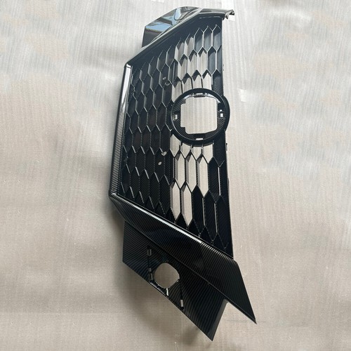 Para Nissan Sentra 2020-23 parrilla delantera aspecto de carbono parrilla de panal negra - Imagen 3 de 3