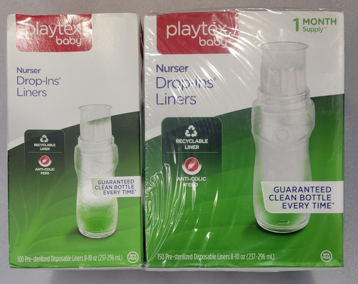 Playtex Baby Nurser Drop-Ins 250 Pre-Sterilized Disposable Bottle Liners  8-10oz - Main Image