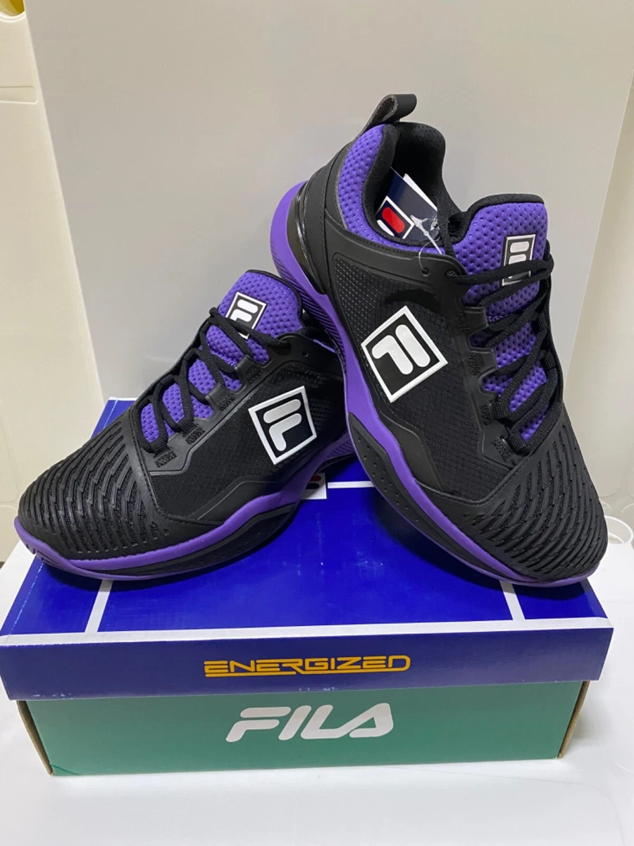 Fila Men's Speedserve Energized Shoes Black/Purple | eBay