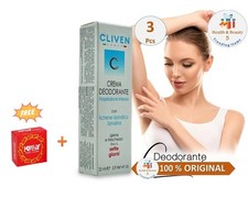 3 Pcs X Cliven 7 Days Deodorant Cream for Intense Perspiration  free gift   