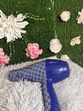 GVP Pro Standard Hair Dryer Blue White Electric for Unisex Adults