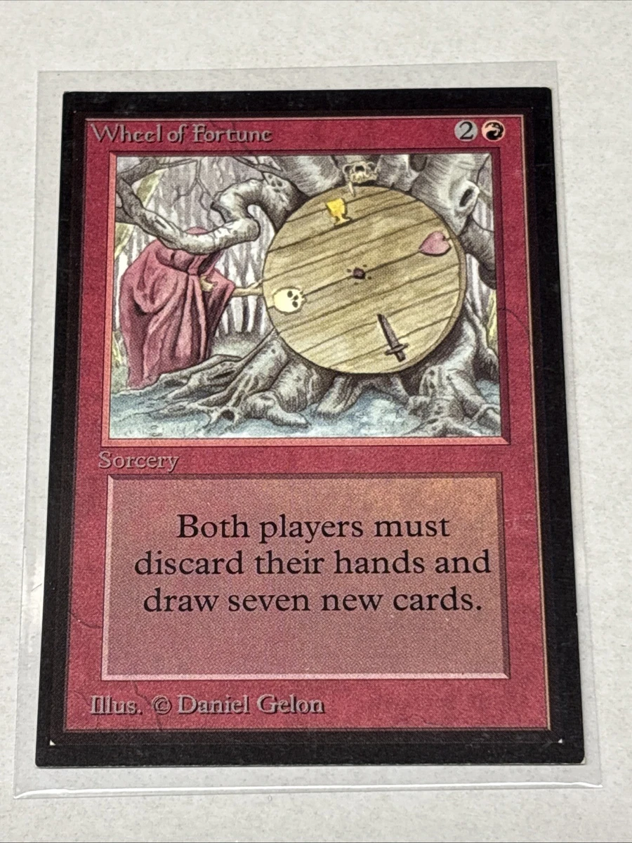 Wheel Of Fortune In Individual Magic: The Gathering Cards for sale