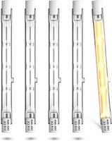 R7S Halogen Leuchtmittel 118Mm 120W 230V, Halogenstab Warmweiß 2800K Dimmbar,
