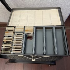 Vintage Kodak Kodachrome Slides From Italy Metal Slide Storage Box