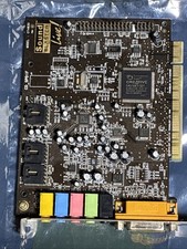 Used Creative Labs Sound Blaster Live CT4830 5.1 PCI Sound Card Vintage Gaming