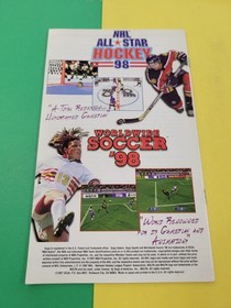 NBA Action 98 (Sega Saturn) Manual Only 