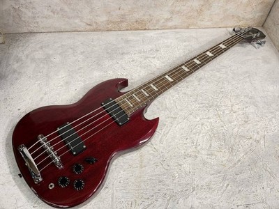 Epiphone EB-35 5 string Cherry with Soft case E.Guitar JPN USED
